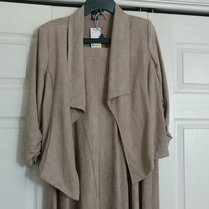 Soft Suade 2 piece skirt and jacket